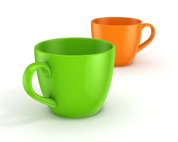 3d rendered cups. — Stock Photo, Image