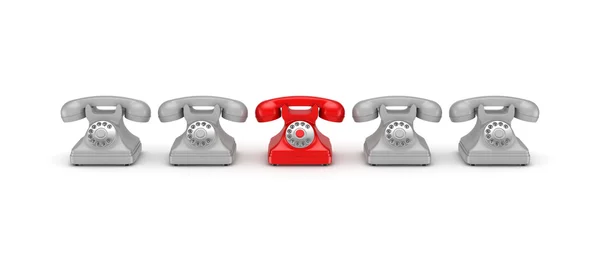 3d rendered retro telephone. — Stock Photo, Image