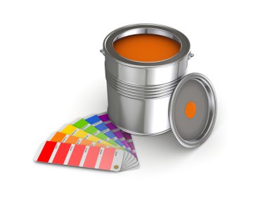 Renk örnekleyici ve boya.