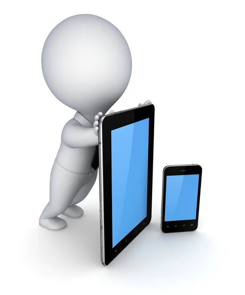 Tablet pc and mobile phone. — Stock Photo, Image