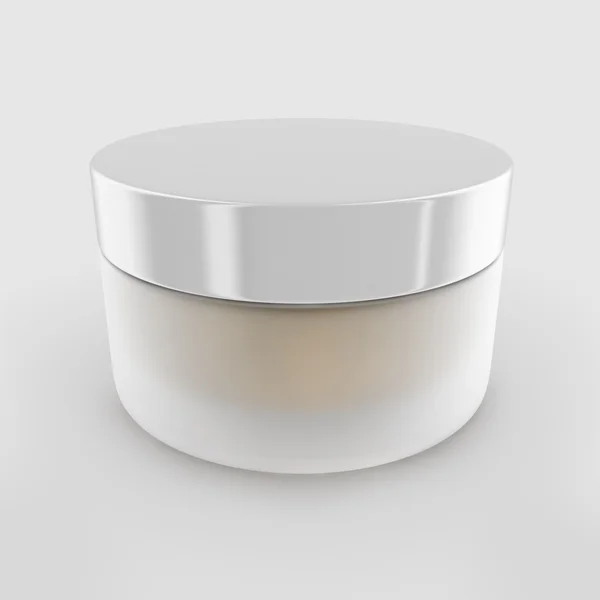 Güzellik kremi kavanoz.