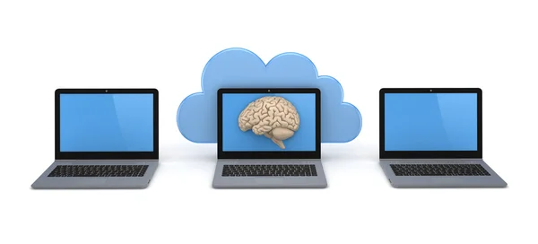 Concept de Cloud Computing. — Photo