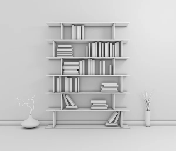 Composition with modern shelf. — Stock Photo, Image