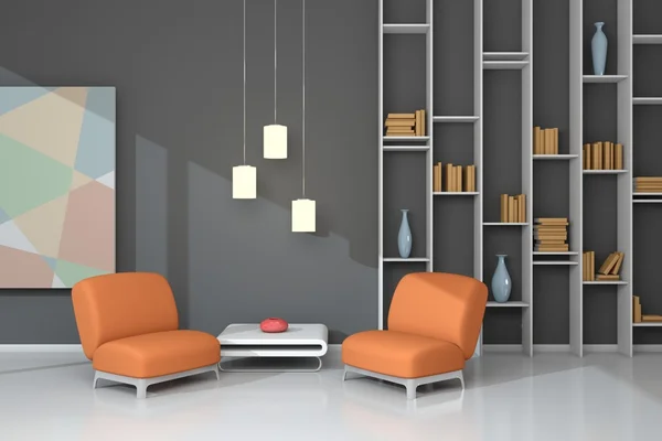 3D renderizado Interior . — Fotografia de Stock