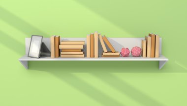 Modern kitaplık.