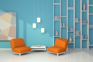 3d iç render.