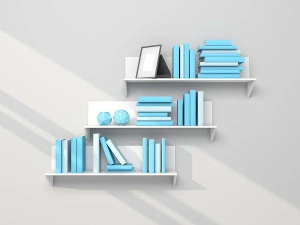 Libreria moderna . — Foto Stock