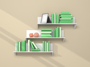 3D render modern kitaplık.