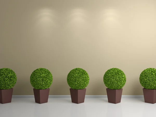 3D tavené rostliny. — Stock fotografie