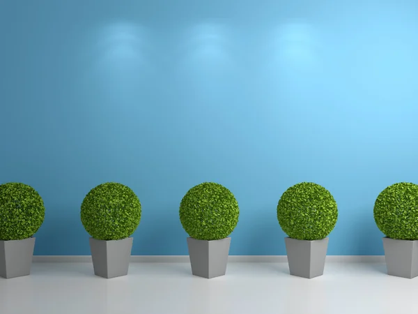 3d 呈现的植物. — 图库照片