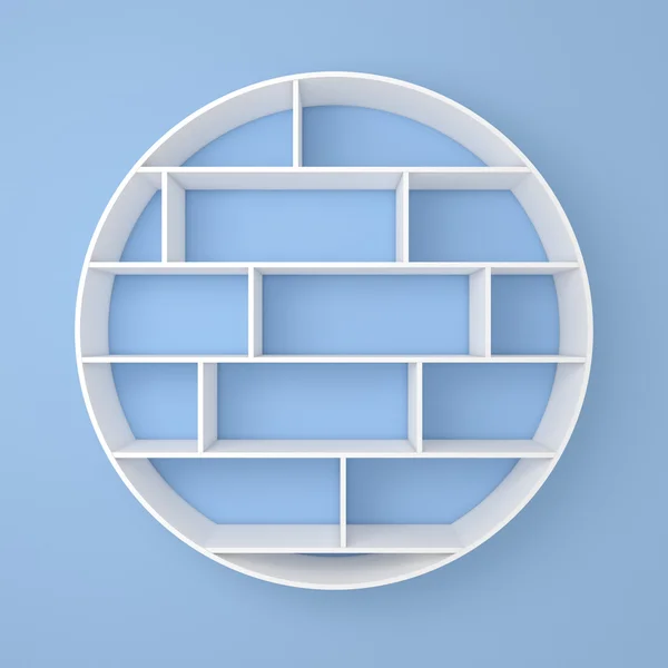 3d rendered modern shelf. — Stock Photo, Image