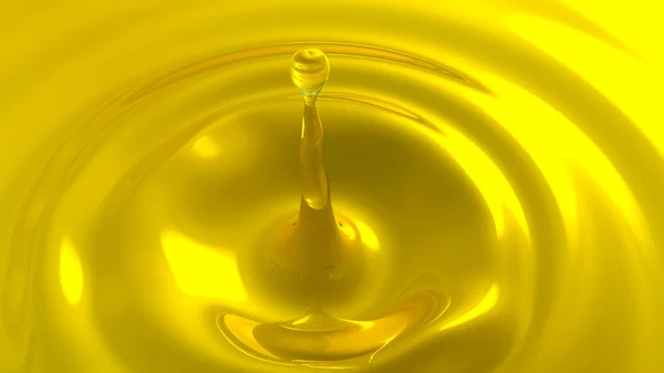 Goutte de macro huile avec effet focus Photos De Stock Libres De Droits