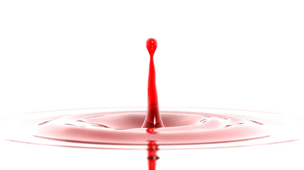 Goutte de macro vin rouge avec l'effet focus (goutte 1 - côté sur Images De Stock Libres De Droits