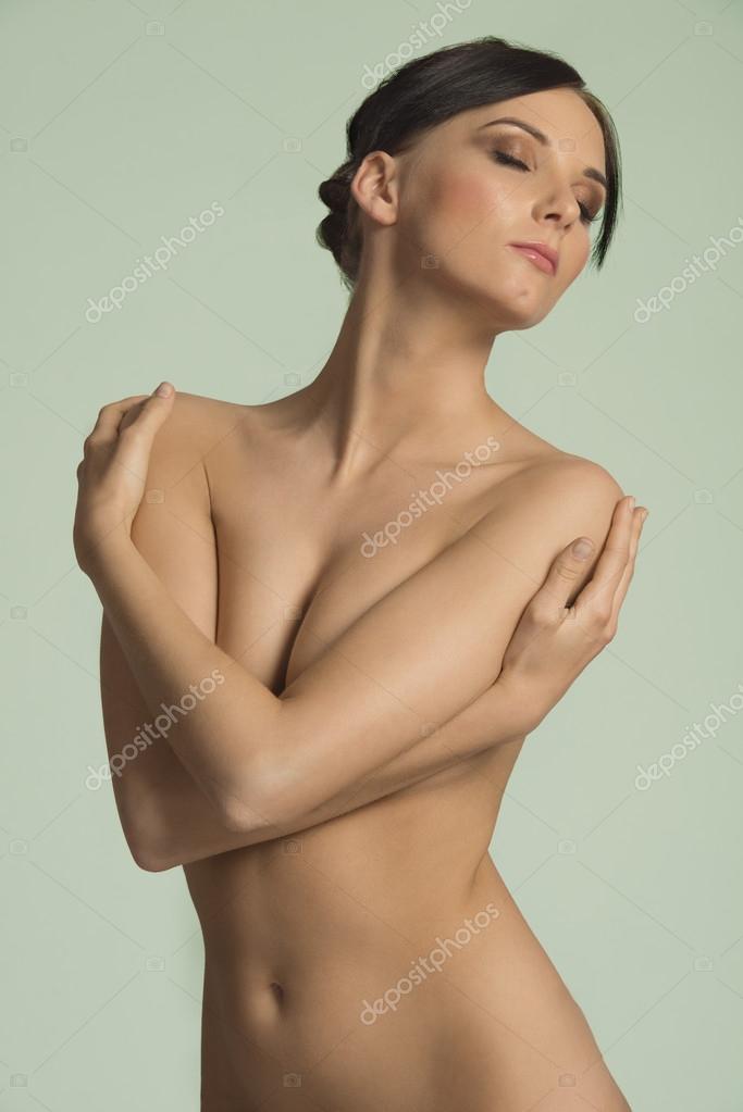 Nude girl in sweet beauty portarit Stock Photo by ©carlodapino 53969919