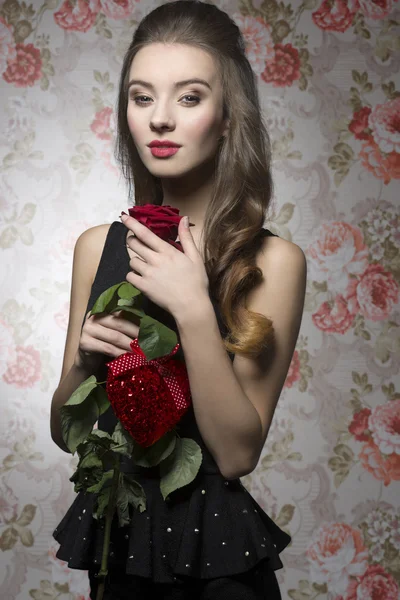 Valentines fille — Photo