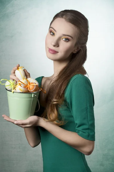 Easter girl — Stock Photo, Image