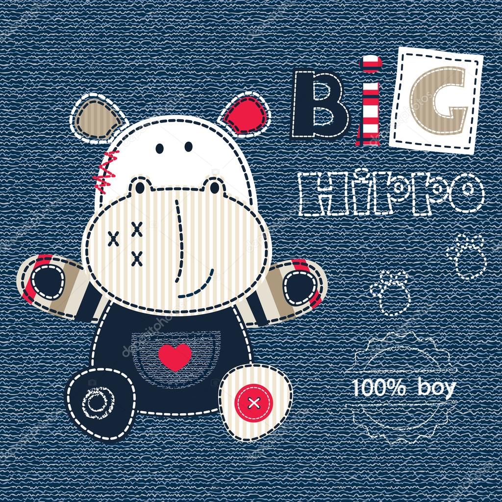 Fond Bebe Avec Hippopotame Dessin Anime Image Vectorielle Par Annata78 C Illustration Fond Bebe Avec Hippopotame Dessin Anime Image Vectorielle Par Annata78 C Illustration