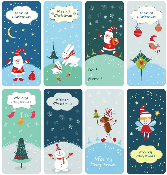 Set of Christmas banners — Stock Vector