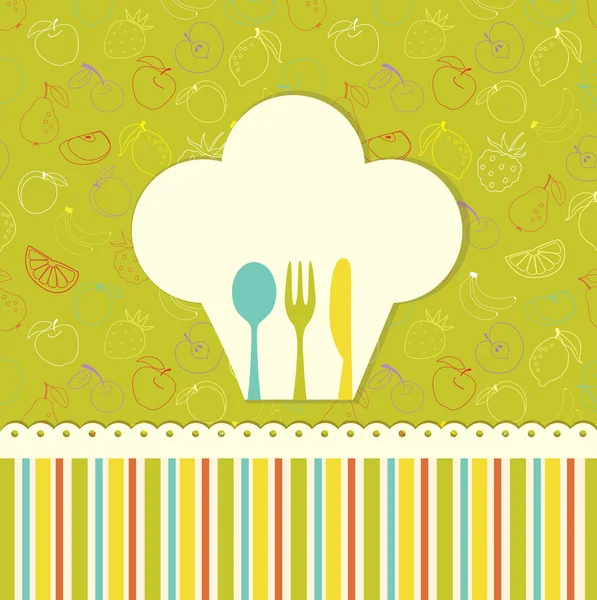Menu card — Stock Illustration Menu card Vector Graphics