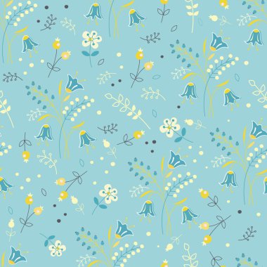 Klasik çiçek desenli.