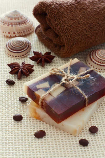 Chocolade spa set — Stockfoto