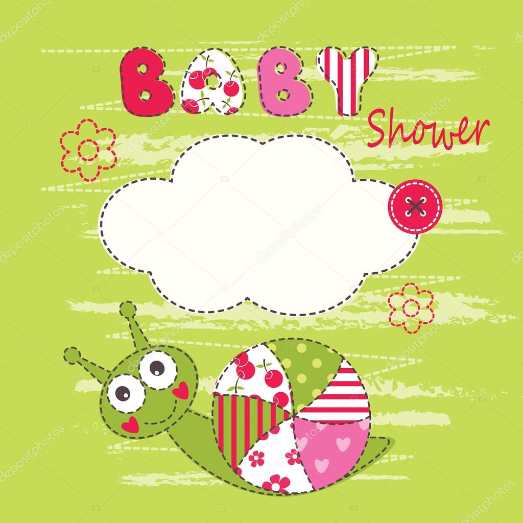 Fond Bebe Mignon Avec Escargot Image Vectorielle Par Annata78 C Illustration Fond Bebe Mignon Avec Escargot Image Vectorielle Par Annata78 C Illustration