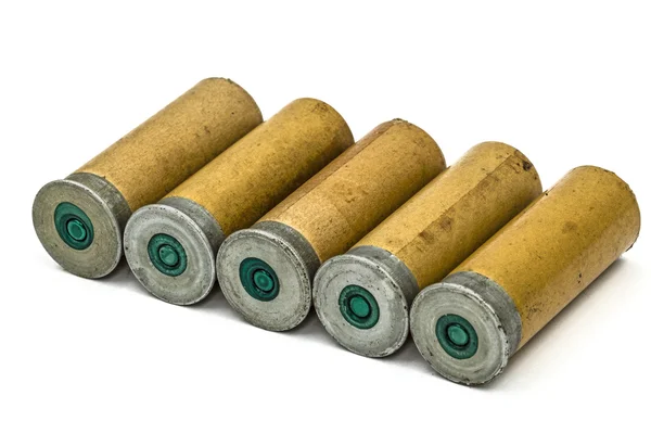 Beyaz arka plan üzerinde izole işaret fişeği, sinyal kartuş