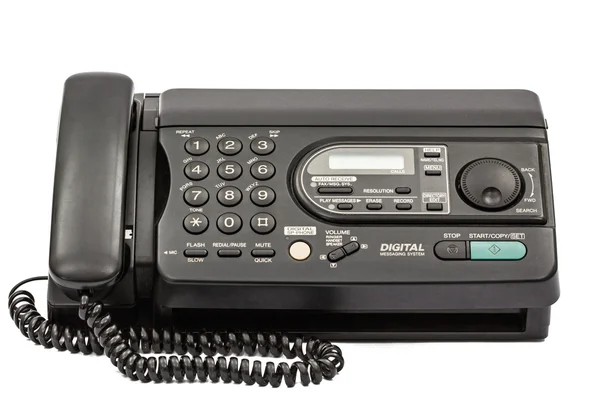 Fax machine isolated on white background — Stock Photo, Image