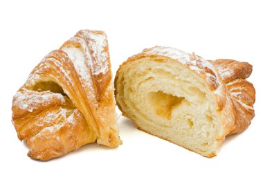 Beyaz arka plan üzerinde izole taze topuz