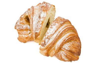 Beyaz arka plan üzerinde izole taze topuz