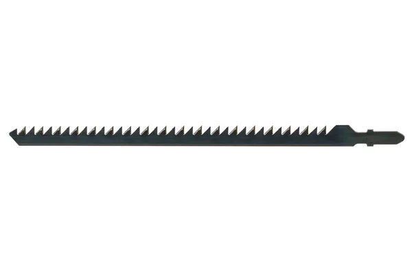 Blade for fret saw, isolated on white background — Stock Photo, Image