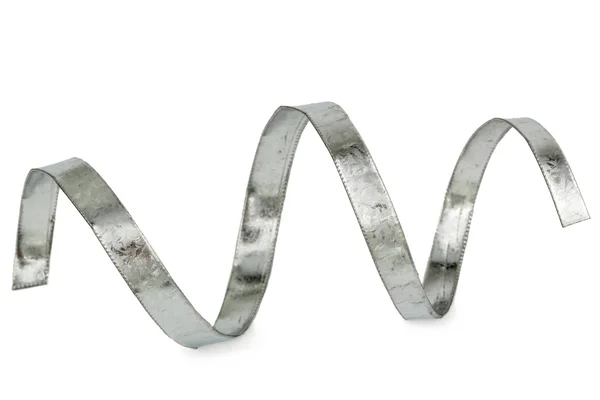 Metal shavings, isolated on white background — Stock Photo, Image