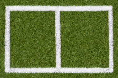 doğal yeşil çim futbol sahası, portre resim
