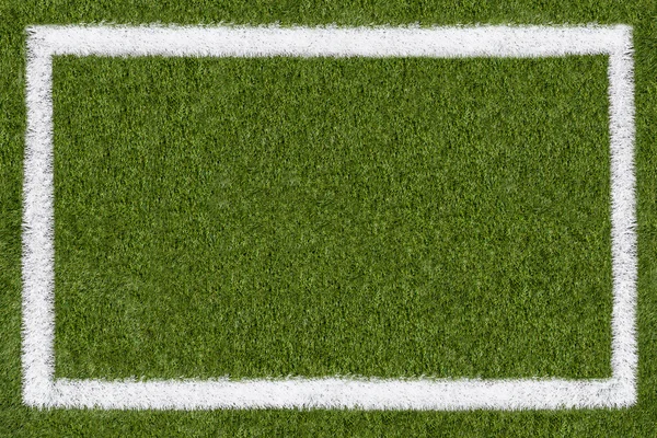 Immagine primo piano di campo di calcio erba verde naturale — Foto Stock