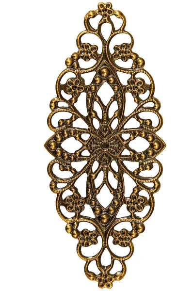 Filigree องค ประกอบตกแต าหร บการท างานด วยม แยกก นบนพ นหล — ภาพถ่ายสต็อก