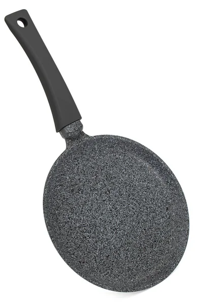 Grey Frying Pan Non Stick Isolated White Background — Stock Photo, Image