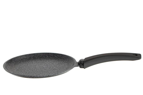 Grey Frying Pan Non Stick Isolated White Background — Stock Photo, Image