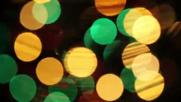 Abstrakter Fokus Hintergrund mit Blinklicht — Stockvideo