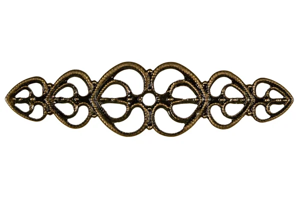 Filigree, decorative element for manual work, isolated on white — Stock Photo, Image