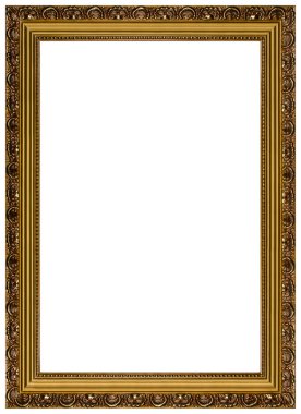 resim çerçevesi, beyaz zemin üzerine izole