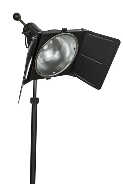 Equipamento de iluminação de estúdio de fotografia, isolado em fundo branco — Fotografia de Stock