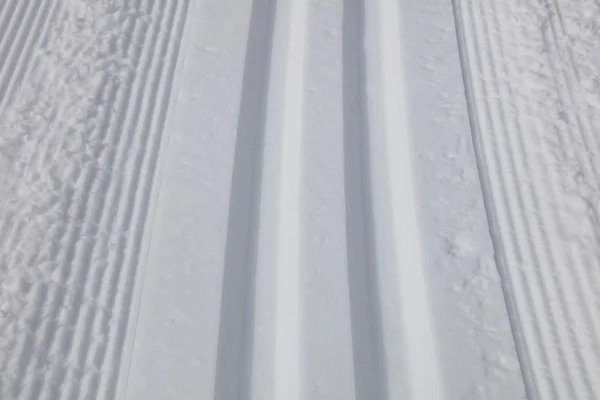 준비 된 스키 슬로프 — 스톡 사진