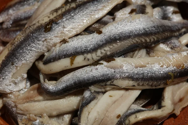 Spanische Boquerones Nahaufnahme — Stockfoto