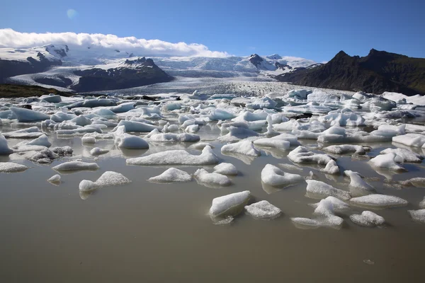 Laguny Jokulsarlon w Islandii — Zdjęcie stockowe