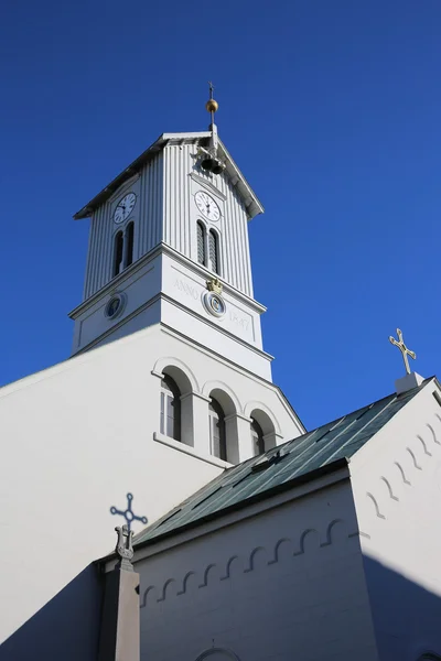 Reykjavik katedralen närbild — Stockfoto