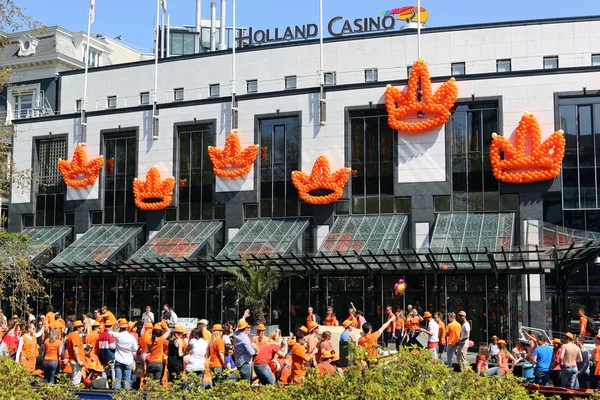 Königinnentag in amsterdam — Stockfoto