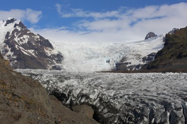 Svinafellsjokull Buzulu. İzlanda