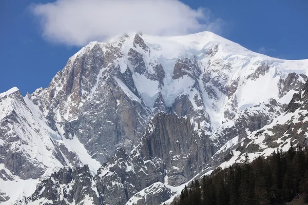 Vrchol Mont Blanc — Stock fotografie