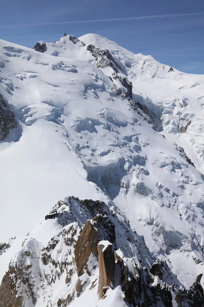 De top van de Mont Blanc — Stockfoto