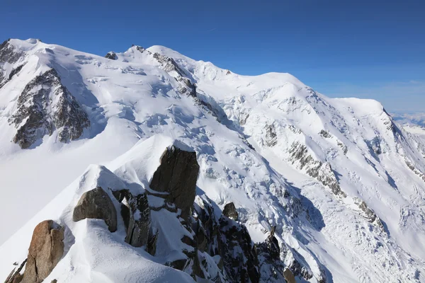 Vrchol Mont Blanc — Stock fotografie
